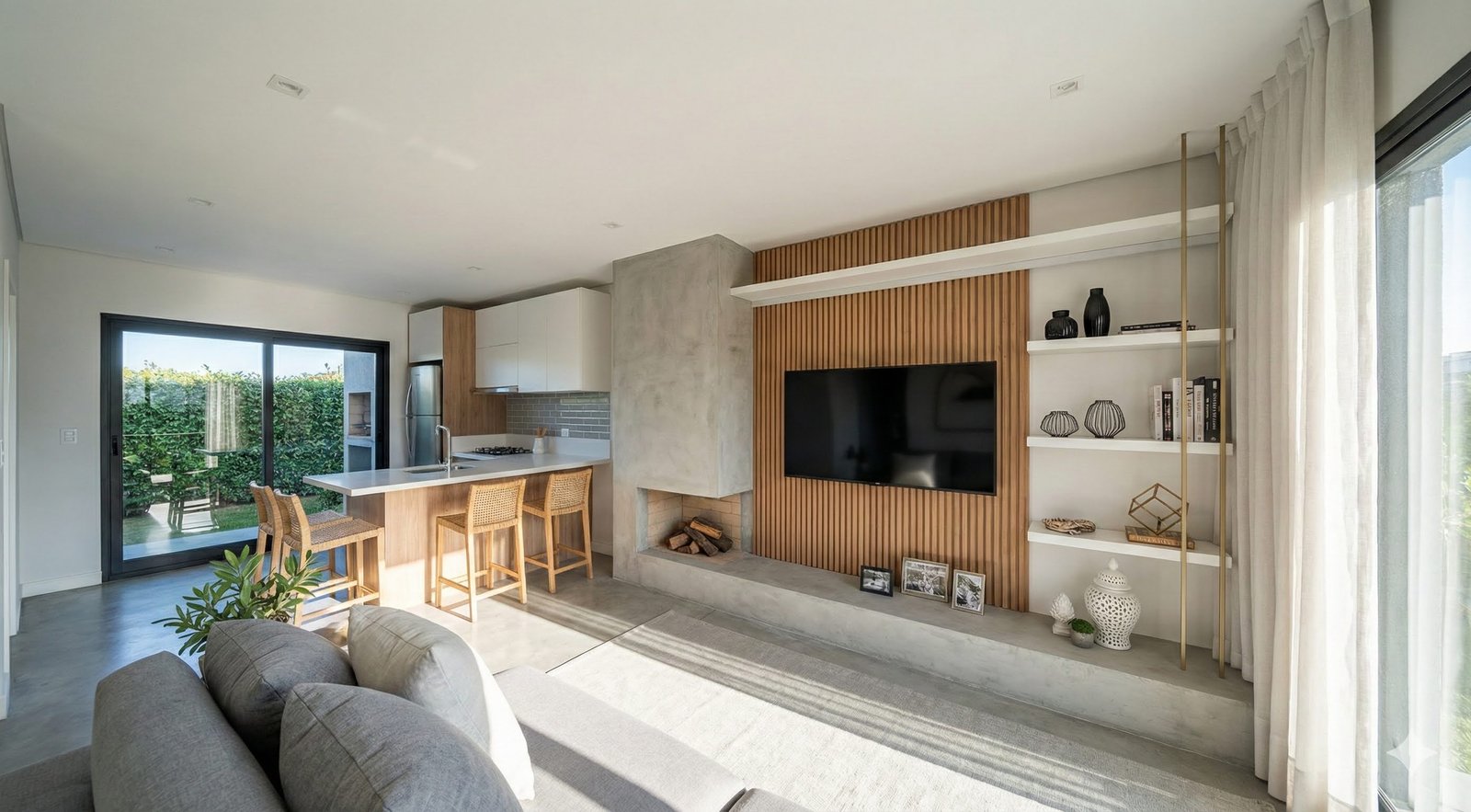 Sala de estar — Residencial Alpenhaus