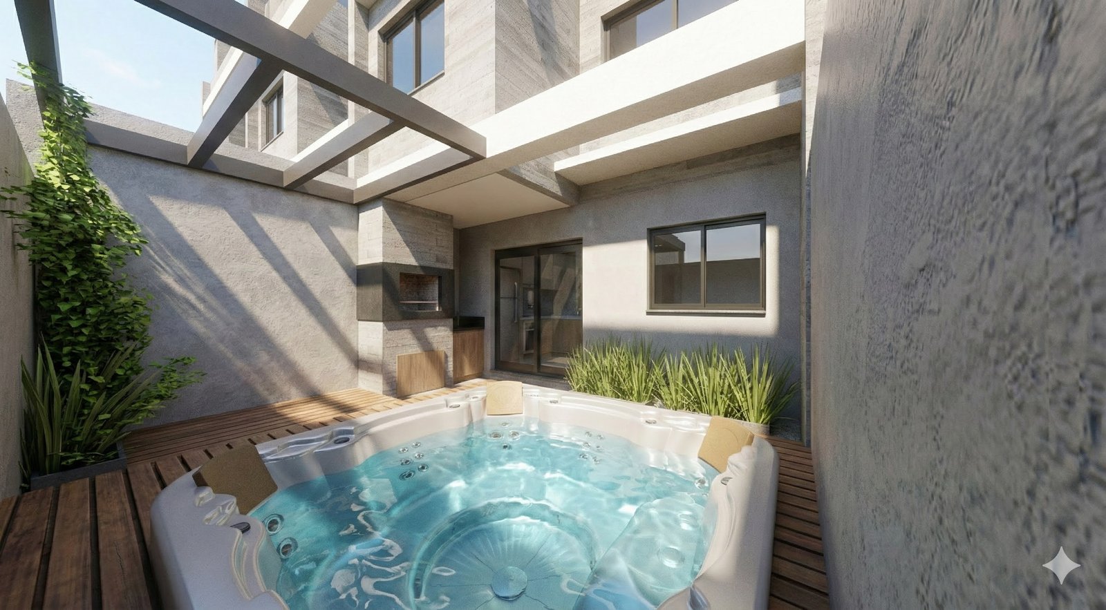 Área externa — Residencial Alpenhaus